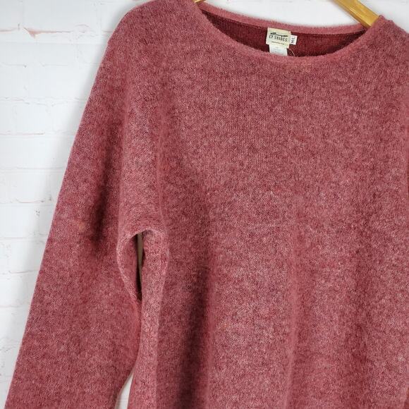 CP Shades Sausalito Wool Blend Pullover Sweater M/L Pink Red 46" Bust Long Sleev - Picture 5 of 11